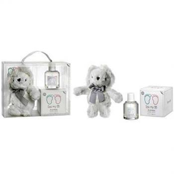 Set de Perfume Infantil Eau my BB con 2 piezas, incluye un perfume y un peluche osito