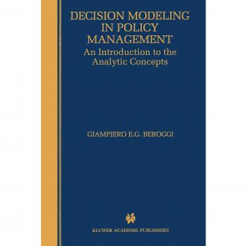 Springer Policy Management Decision Modeling Book by Beroggi and Giampiero