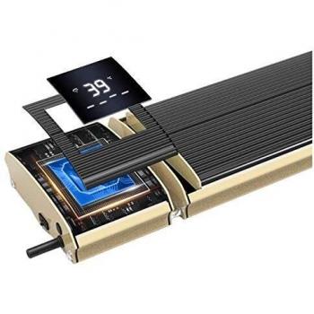 Estufa de Infrarrojos Sined 2400W con WiFi y Control desde Smartphone, Color Negro