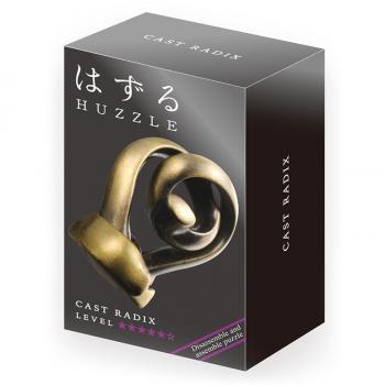 Huzzle Cast Radix - Rompecabezas de metal en forma de rompecabezas, nivel de dificultad L5, diseñado para desafiar la mente y mejorar habilidades de resolución de problemas
