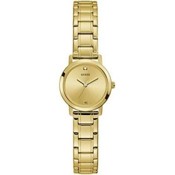 GUESS Women's Quartz Watch with Stainless Steel Strap, Gold, 12