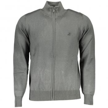 U.S. Polo Assn. Men's Grand Polo Green Nylon Zip Sweater - XXL