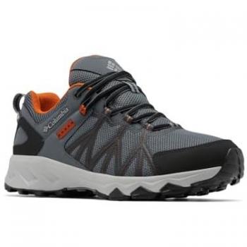 Zapatillas de trekking Columbia Peakfreak II Outdry para hombre, color gris y naranja, talla 44