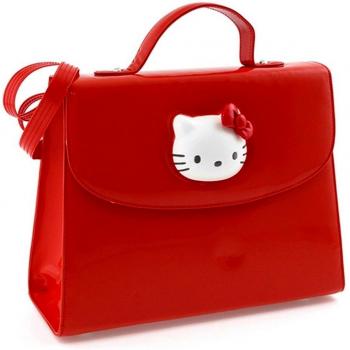 Hello Kitty - Bolso de asas de sintético para mujer rojo rojo