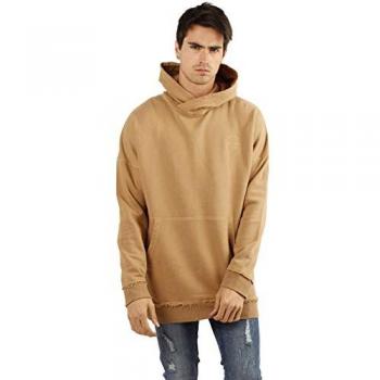 Sudadera con capucha oversize beige Project X Paris