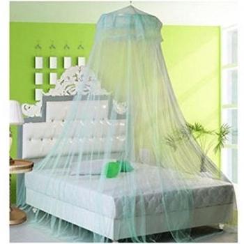Romántica Punta de la cama überdachung Mujeres Chica Princesa redes Indoor antimosquitos Red cortina blanco verde
