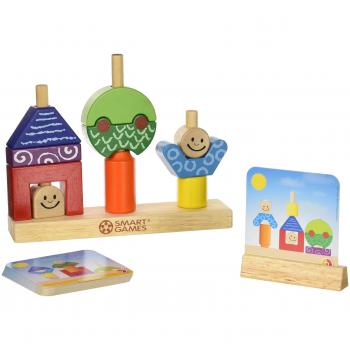 SmartGames - Día Y Noche, Juguetes Niños 2 Años O Más, Juegos Niños 2 Años, Juegos De Madera, Puzzles Infantiles, Regalos Para Niños, Rompecabezas Con 48 Retos