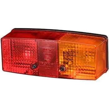 HELLA 2SE 003 184-101 Piloto posterior - Lámparas incandescentes - 12/24V - montaje exterior/atornillado - Color de tulipa: rojo/amarillo/blanco - Conector: Conector plano - derecha - Cant.: 1