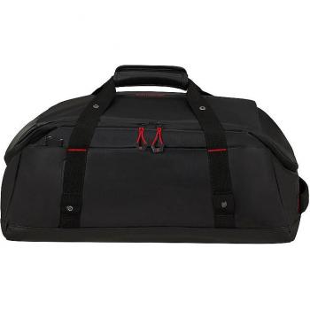 Bolsa de Viaje Samsonite Ecodiver Duffle S Negra, 40 L, con Rucksack y Material Reciclado