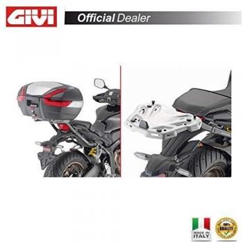 GIVI Monorack para Honda CBR 650 (2019-2020) con compatibilidad para maletines Monokey y Monolock, modelo 1173FZ