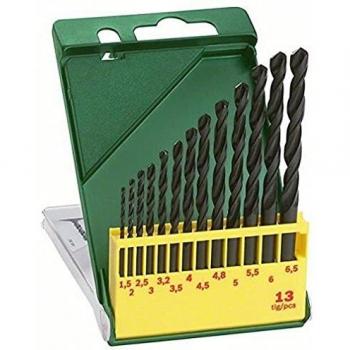 Bosch 2607019441 - Set con 13 brocas HSS-R para metal