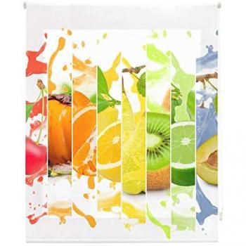 Estor Enrollable Traslúcido Estampado Digital para Cocina 165x250cm HSCC76680