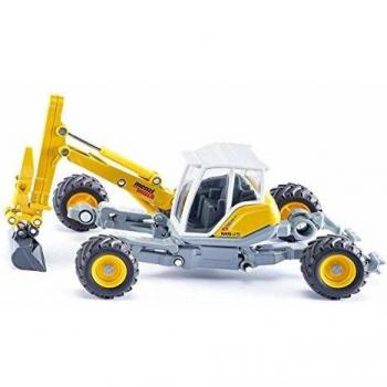 Siku 3548 Menzi Muck Crawler Excavator 1:50 - Adjustable Suspension and Yellow Metal/Plastic Construction Model