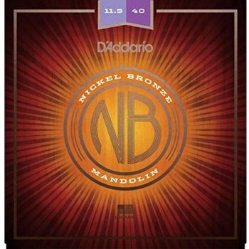 D'Addario NBM11540 11.5-40 Light Nickel Bronze Mandolin Strings