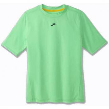 Camiseta de Manga Corta Mujer Brooks High Point Verde