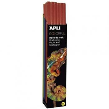 Rollo de Papel Kraft Color Rojo Vino 1x 25 m Apli 16963