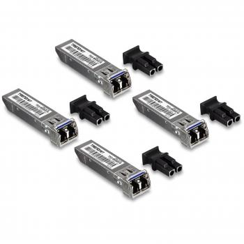 Módulo Transceptor de Fibra Óptica SFP+ MultiModo Trendnet TEG-MGBS10/4