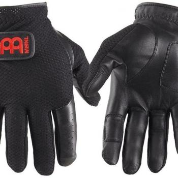 Meinl MDG-XL Extra Large Drummer Gloves with Reinforcements - Black