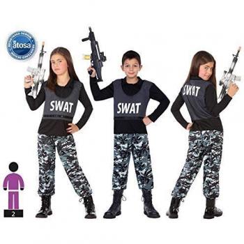 Atosa-24406 Disfraz Policía, 3 a 4 años