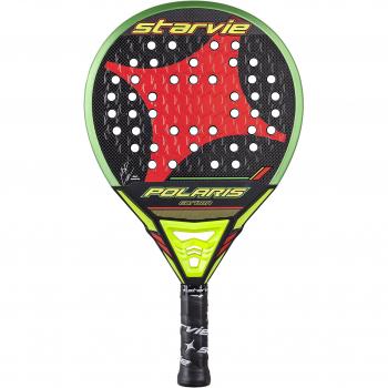 Star vie Polaris Carbon 2018 Pala de pádel, Hombre, Negro/Rojo, Talla Única
