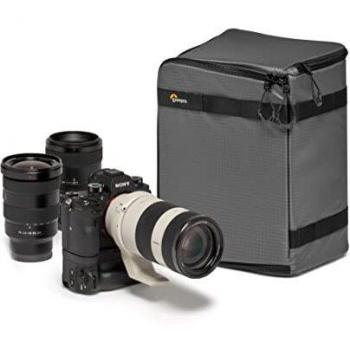 Bolso Lowepro GearUp PRO XL II - Bolsa de transporte para cámaras, color gris, capacidad para múltiples accesorios fotográficos, diseño resistente y ligero, compartimentos ajustables y organizadores internos