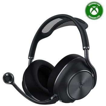 Auriculares Gaming Turtle Beach Stealth Pro II Inalámbricos con Cancelación Activa de Ruido, Bluetooth 5.3, para Xbox, PS5 y PC - Negros