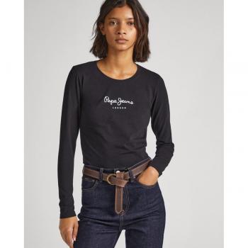 Camiseta New Virginia Ls N Negro Pepe Jeans