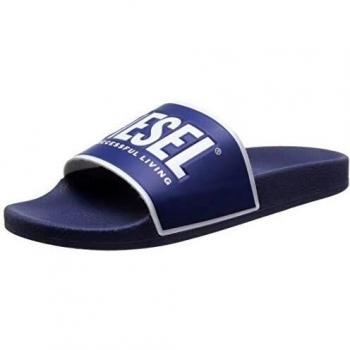 Diesel Sa-Valla, Zapatillas de estar por casa con talón abierto para Hombre, Multicolor
