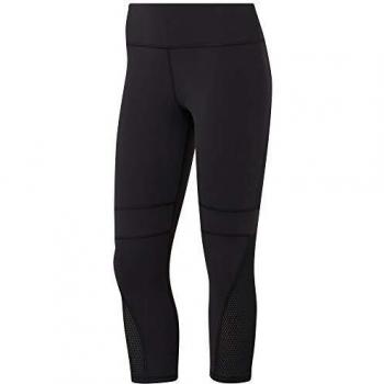 Reebok TS Lux 3/4 Tight 2.0-CB Mallas, Mujer, Negro, 2XS