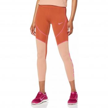 Nike W Nk All-In 7_8 Tght SD Pantalón, Mujer, Dusty Peach/Rose Gold/Laser Fuchsia, M