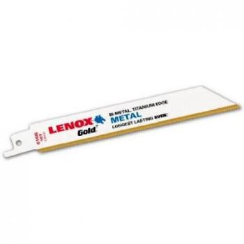 Lenox 21065810GR Reciprocating Saw Blade Power Arc 10 Teeth, White/Gold, 8-inch, Set of 5 Pieces