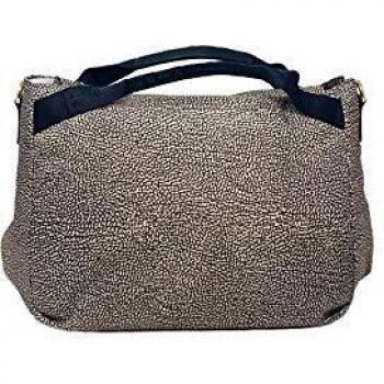 Borbonese Bolso mujer cartera con bandolera 934416I15X11-Op Navidad/negro