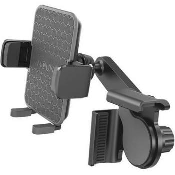Soporte para Smartphone Celly Mount Plus Negro Compatible con Tesla Model 3, S, X e Y