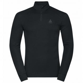Camiseta Interior Térmica Odlo Active Warm ECO Half Zip Turtleneck Manga Larga Negra - M