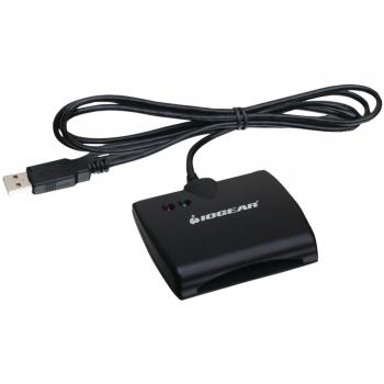 iogear GSR202 - Lector (USB 2.0, 1,5 m, Negro, 91 g, 43 x 15 x 18 mm, Windows XP, Vista, 7 (32-bit/64-bit) Linux Redhat, Ubuntu, Fedora)