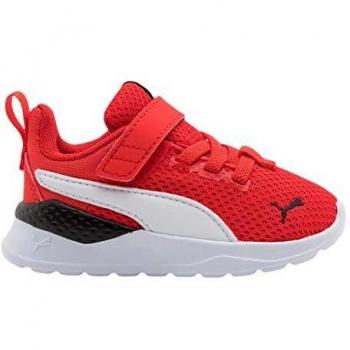 Puma Anzarun Lite AC Inf, Zapatillas de Running, Red/White, 35.5 EU