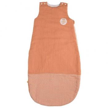 Saco de Dormir Acolchado 6-24 Meses Sauthon Sunlight - 100% Algodón Terracota