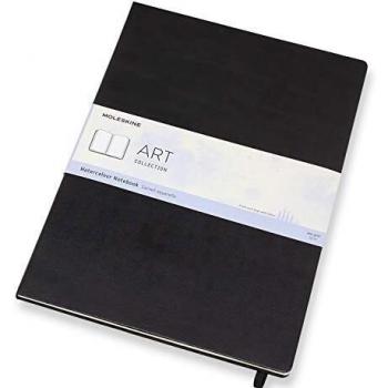 Cuaderno de Acuarelas Moleskine A3 200 g/m² Tapa Dura Negro