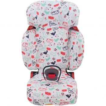 Jyoko Funda Suave y Hipoalergénica para Silla de Coche Chicco Fold & Go - Compatible, diseño Dino Party