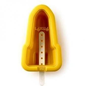 Lékué Helado icónico Cohete, Silicona, Amarillo, 1 unidad
