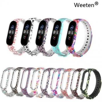 Correa Deportiva de Silicona Multicolor para Mi Band 5, Miband 6 y 7
