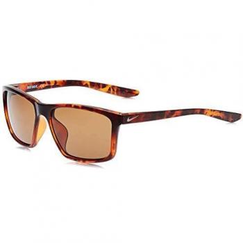 Nike CW4645-220 Valiant Sunglasses Tortoise Frame Color, Dark Brown Lens Tint