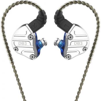 Auriculares In-Ear Híbridos NiceHCK DB3 2DD+1BA con Monitor Deportivo y Sonido HiFi IEM DJ 2Pin NX7 X49
