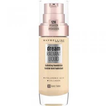 Maybelline Dream Radiant Liquid Foundation with Hydrating Serum, Shade 30 Sand, 30ml