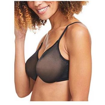 Gossard Lace Sheer Moulded Underwire Bra Black