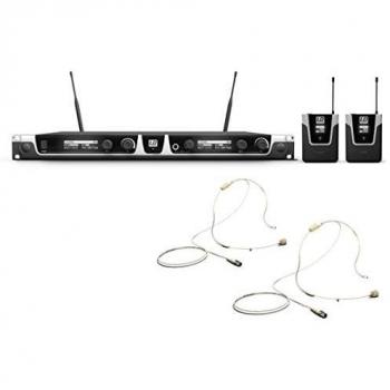 LD Systems U505 BPHH2 Wireless Microphone System with 2 Bodypacks and 2 Headset Mics