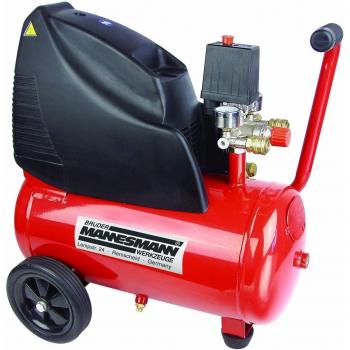 Mannesmann - M12970 - Compresor, sin aceite, 24 l