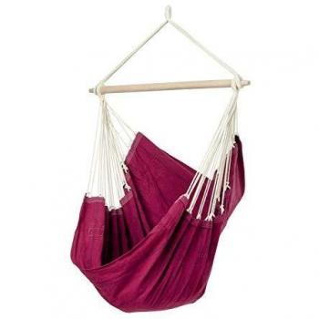 Silla Colgante Brasilera Artista Vino XL - Hecha a Mano, Capacidad hasta 150 kg