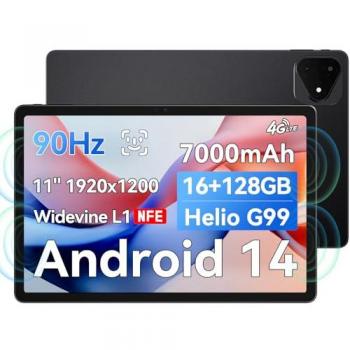 Tableta Alldocube iPlay 60 Pro - Procesador MediaTek Helio G99 - Pantalla de 10.95 pulgadas - 6GB RAM + 128GB almacenamiento - Batería de 7000mAh -