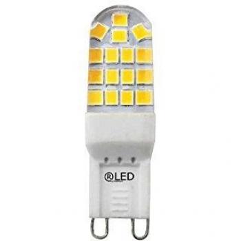 CristalRecord - Bombilla LED forma cohete, Rosca G9 2.5W, Luz cálida 3000ºK, No regulable, 270 lm